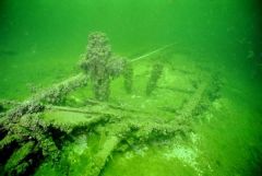 corap wreck from Bow